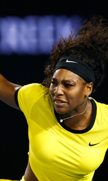 The Latest:  Williams wins semifinal at Australian Open